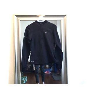 Nike | Black 1/4 Zip Dri-FIT Running Hoodie - Sz S